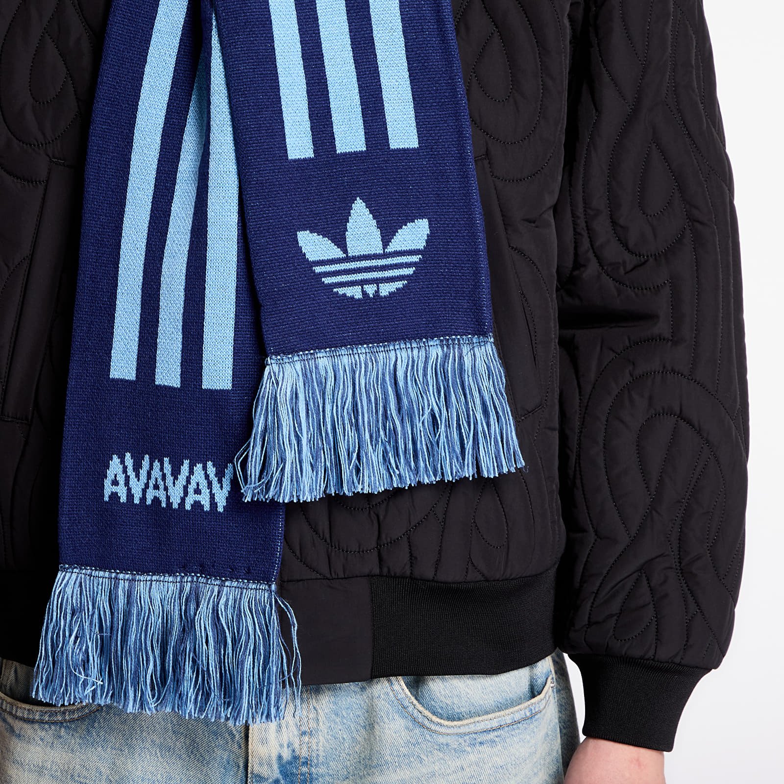 Schals für Männer adidas x AVAVAV Fan Scarf Dark Blue
