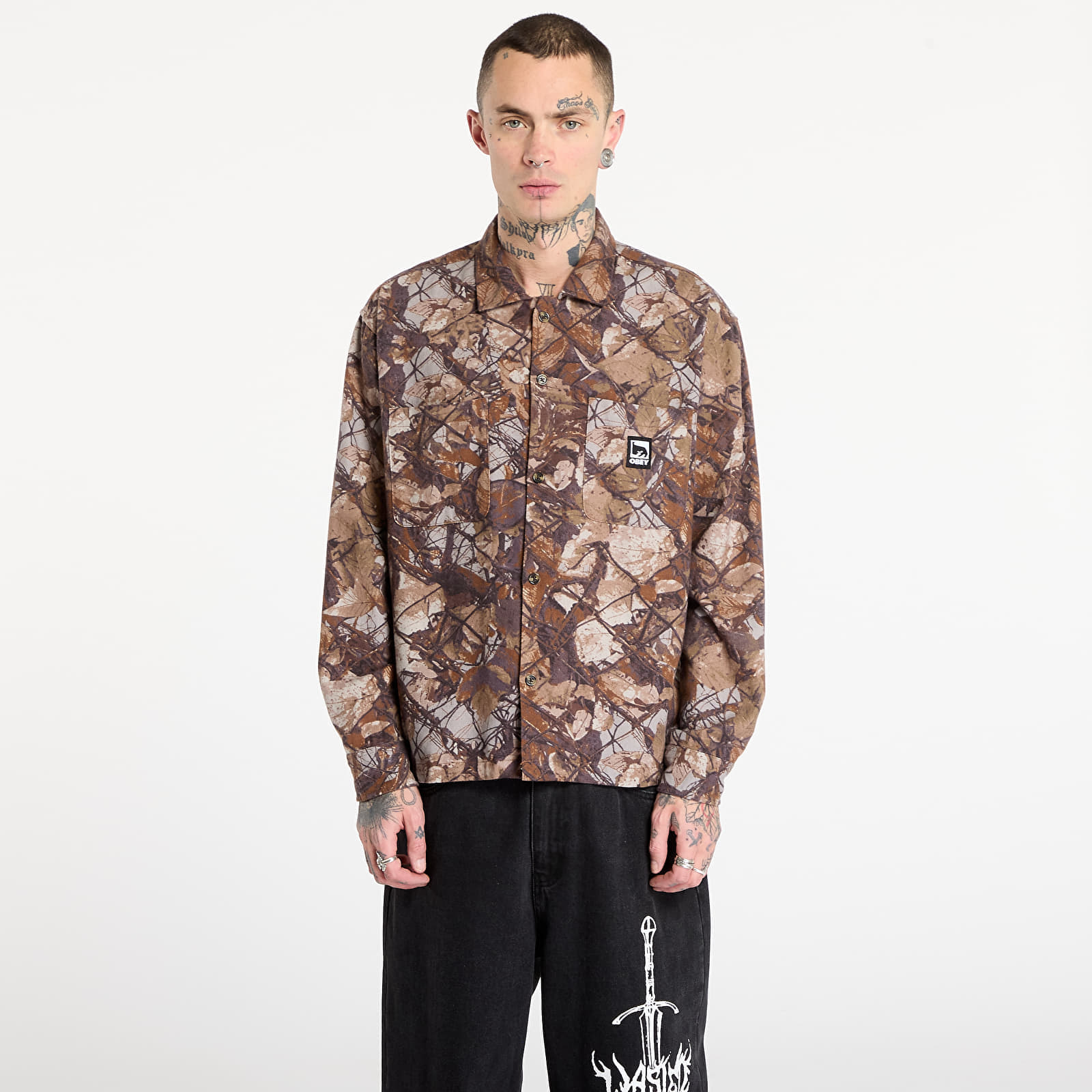 Cămașă OBEY Fence Camo Shirt Fence Camo Multi XL