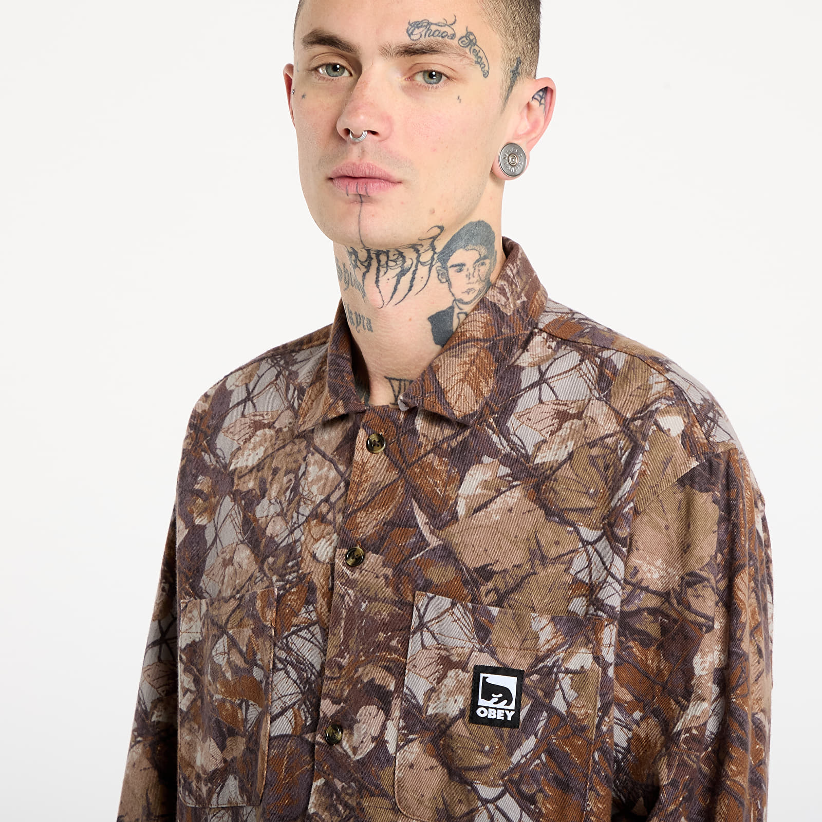 Paidat OBEY Fence Camo Shirt Fence Camo Multi