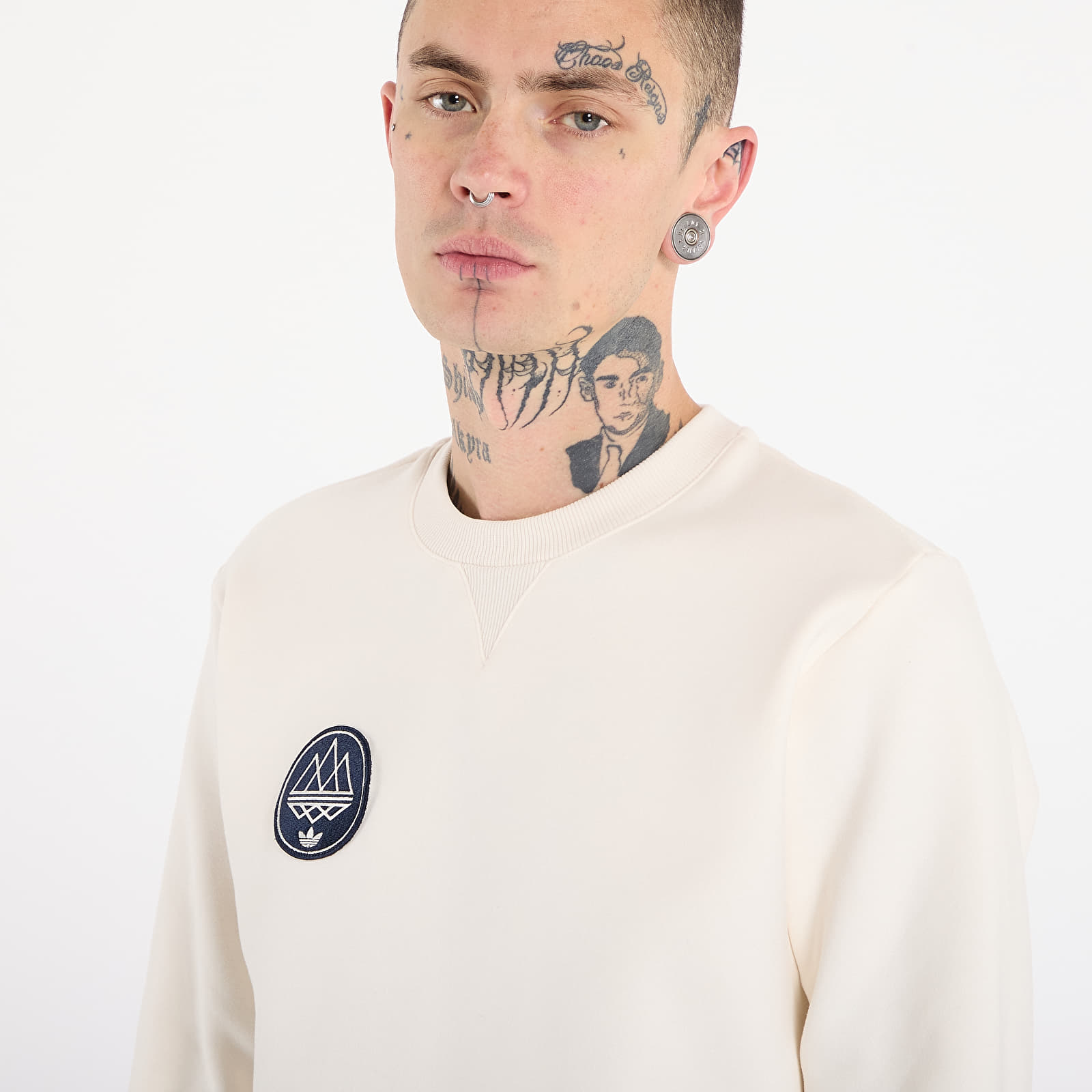 Pánské mikiny adidas Spezial Sweat Core White