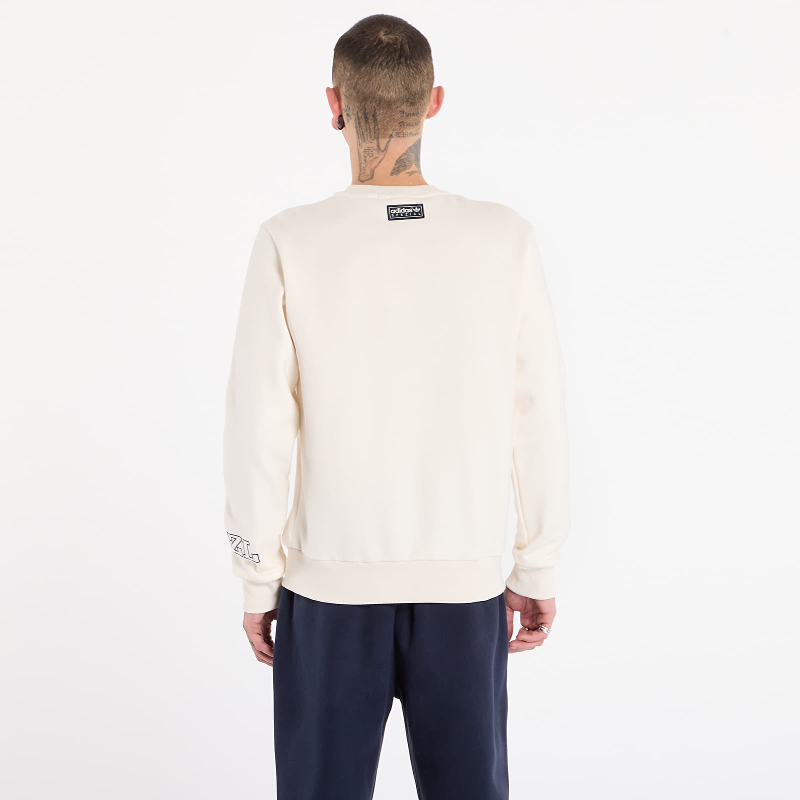 Pánské mikiny adidas Spezial Sweat Core White