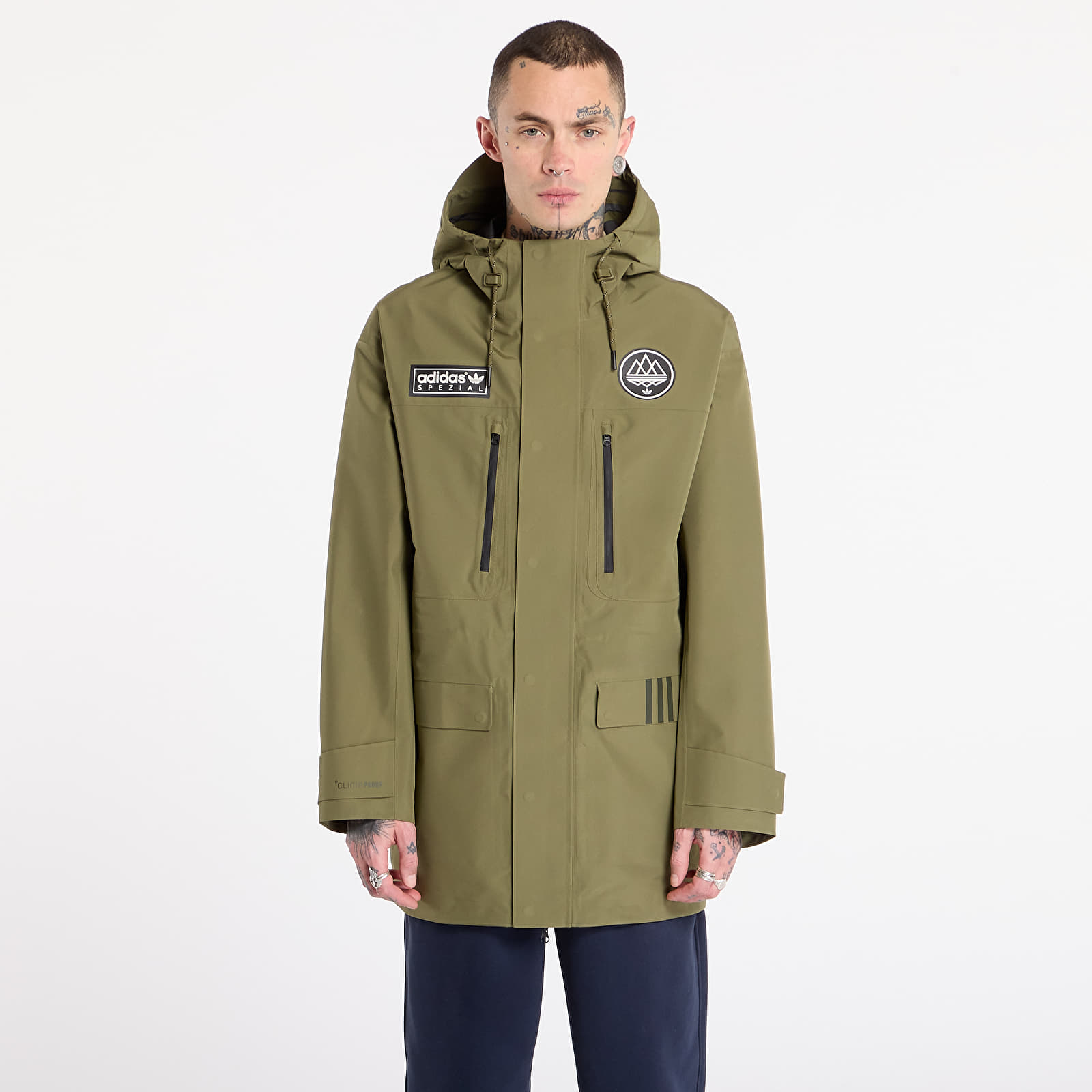 Giacche da uomo adidas Spezial Sunnyhurst Parka Focus Olive