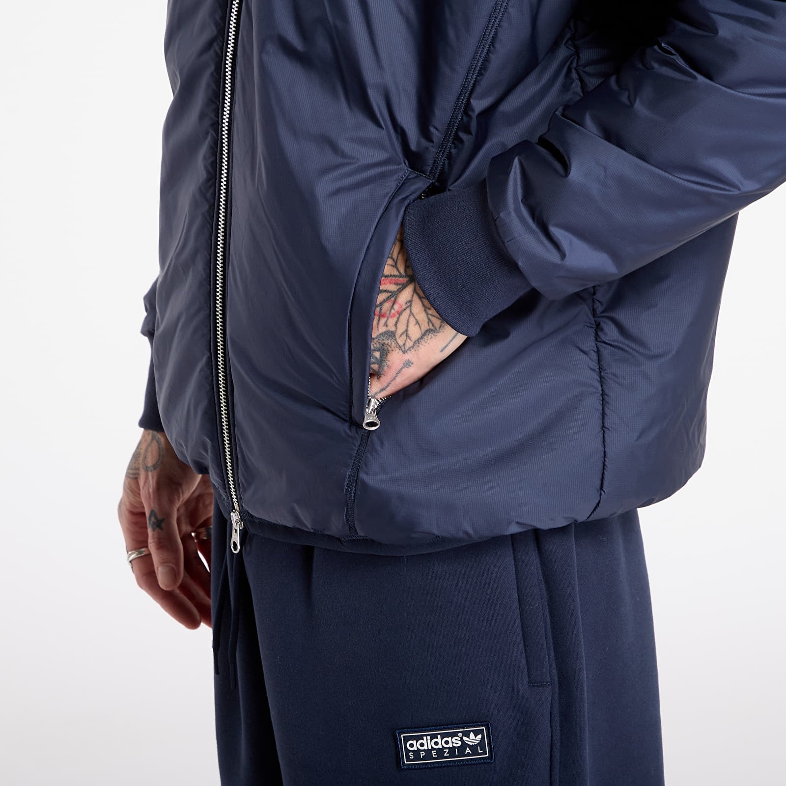 Jakker til mænd adidas SPZL Bramhope Blouson Night Navy