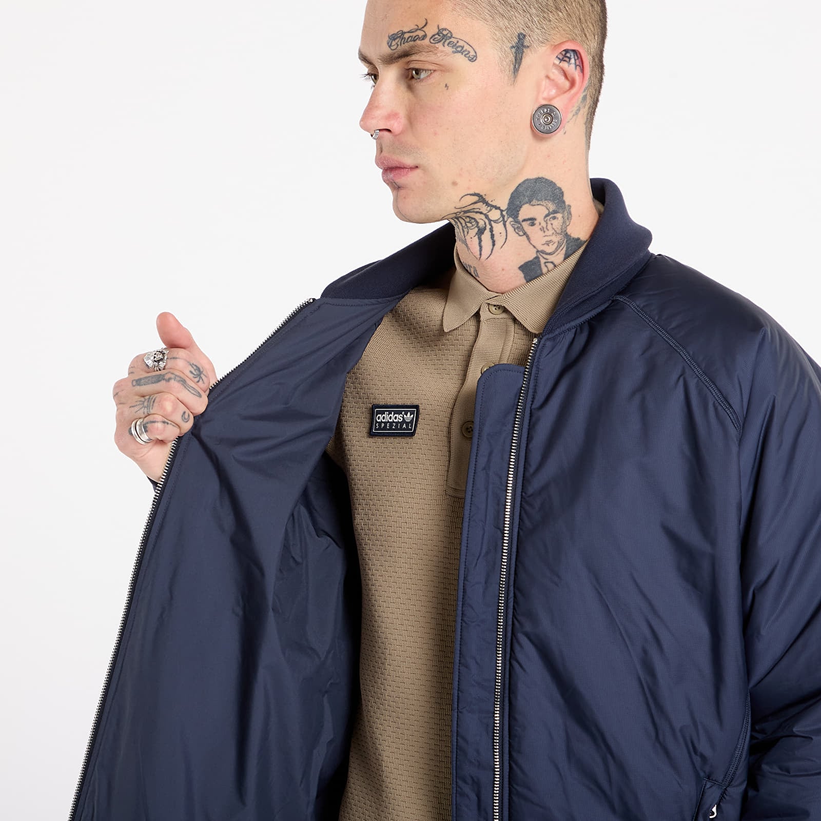 Jakker til mænd adidas SPZL Bramhope Blouson Night Navy