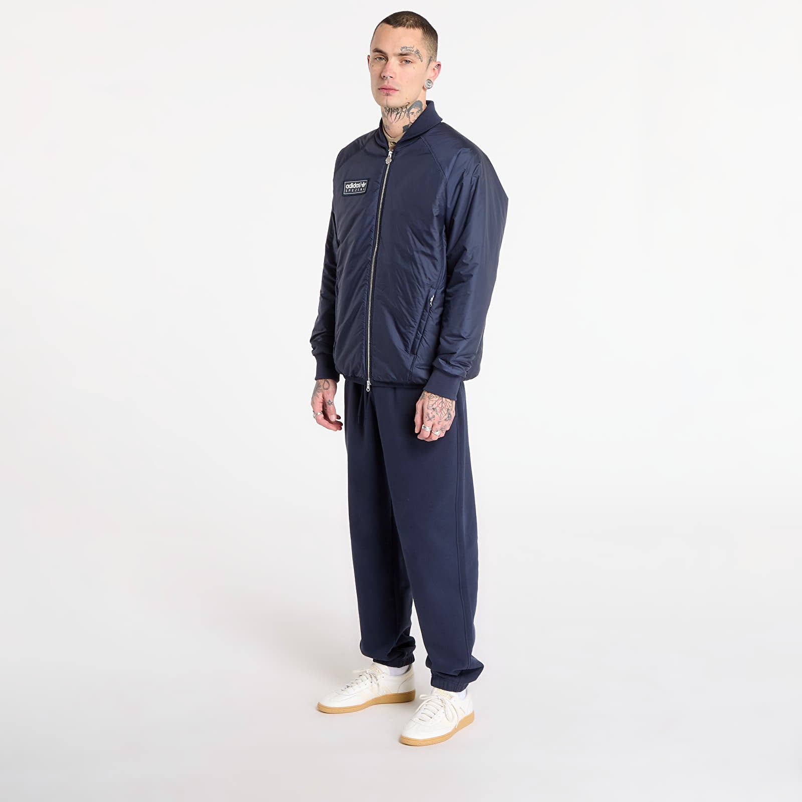Jakker til mænd adidas SPZL Bramhope Blouson Night Navy