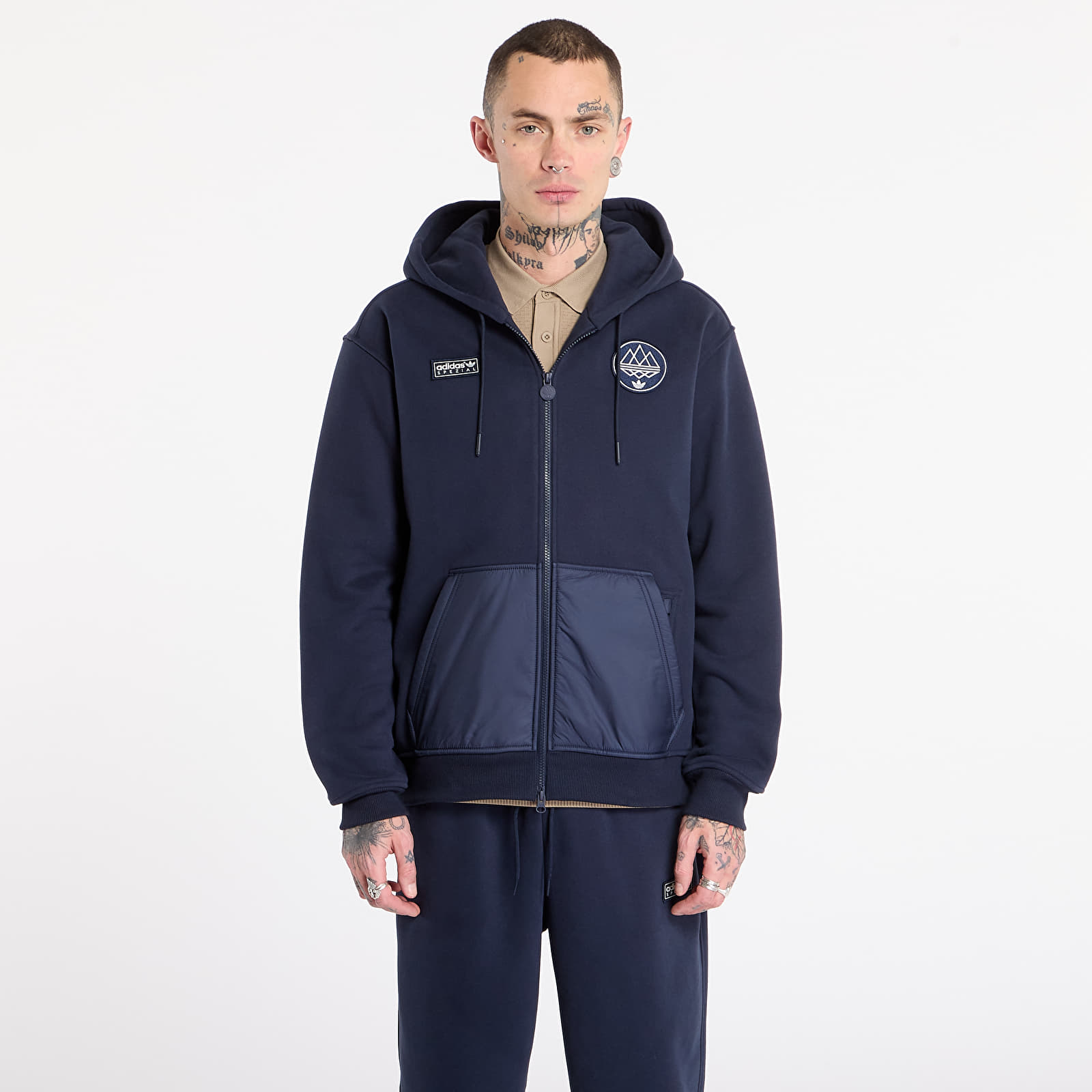 Casacos com capuz para homem adidas Spezial Wilpshire H Night Navy