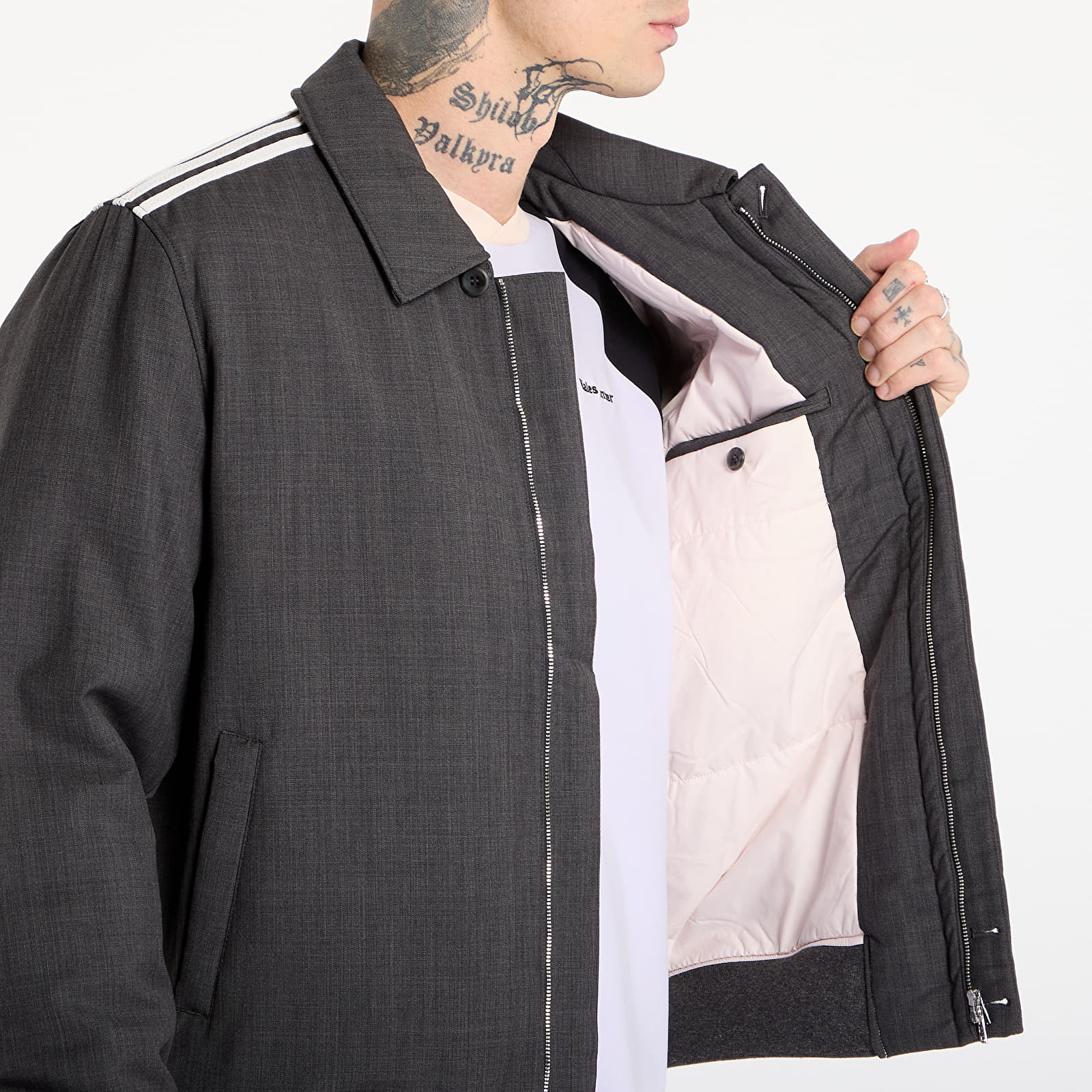 Чоловічі піджаки adidas x Wales Bonner Wool Blouson Dark Grey Heather/ Night Navy