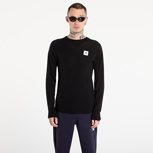 T-Shirt SAYSKY Merino 165 Base Layer Long Sleeve Black