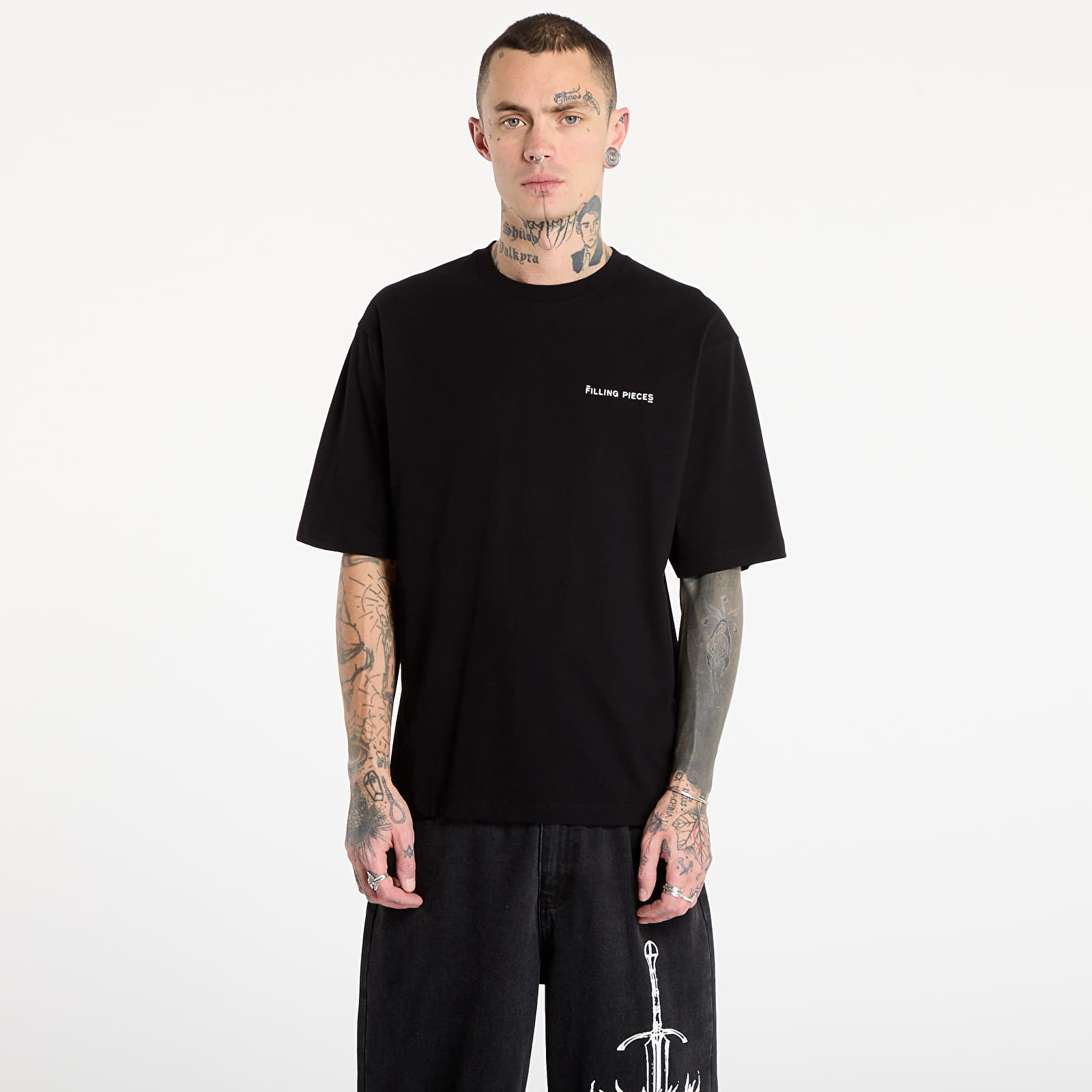 T-paidat Filling Pieces T-Shirt Boxy Black