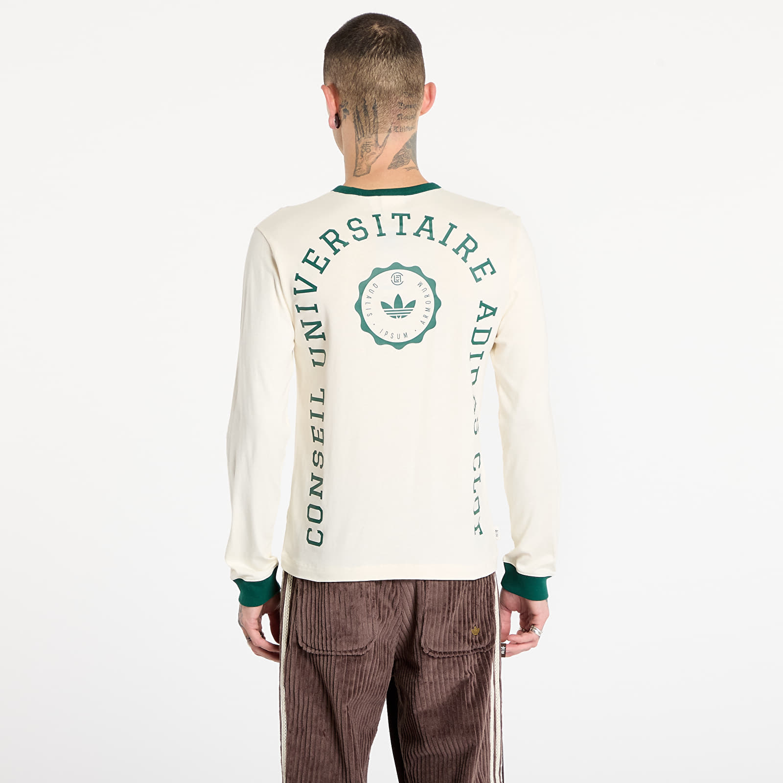 T-Shirts adidas x Clot Ls Tee UNISEX Crew White