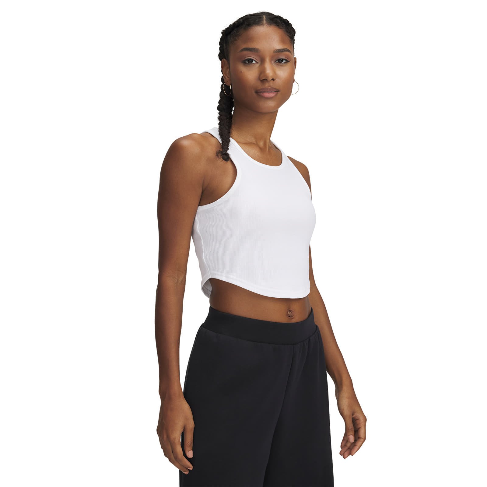 Tank top Under Armour Rival Rib Tank White S