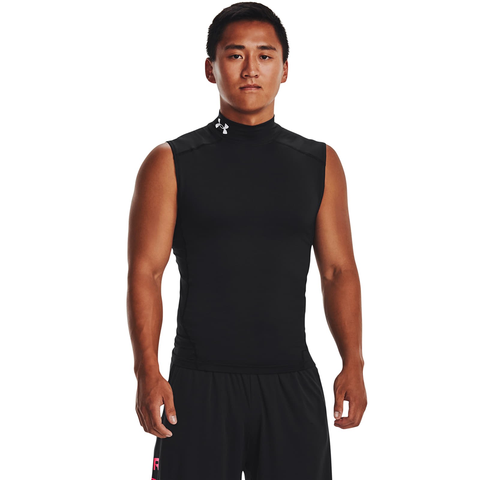 Men's tank tops Under Armour Hg Armour Comp Mock Sl Black