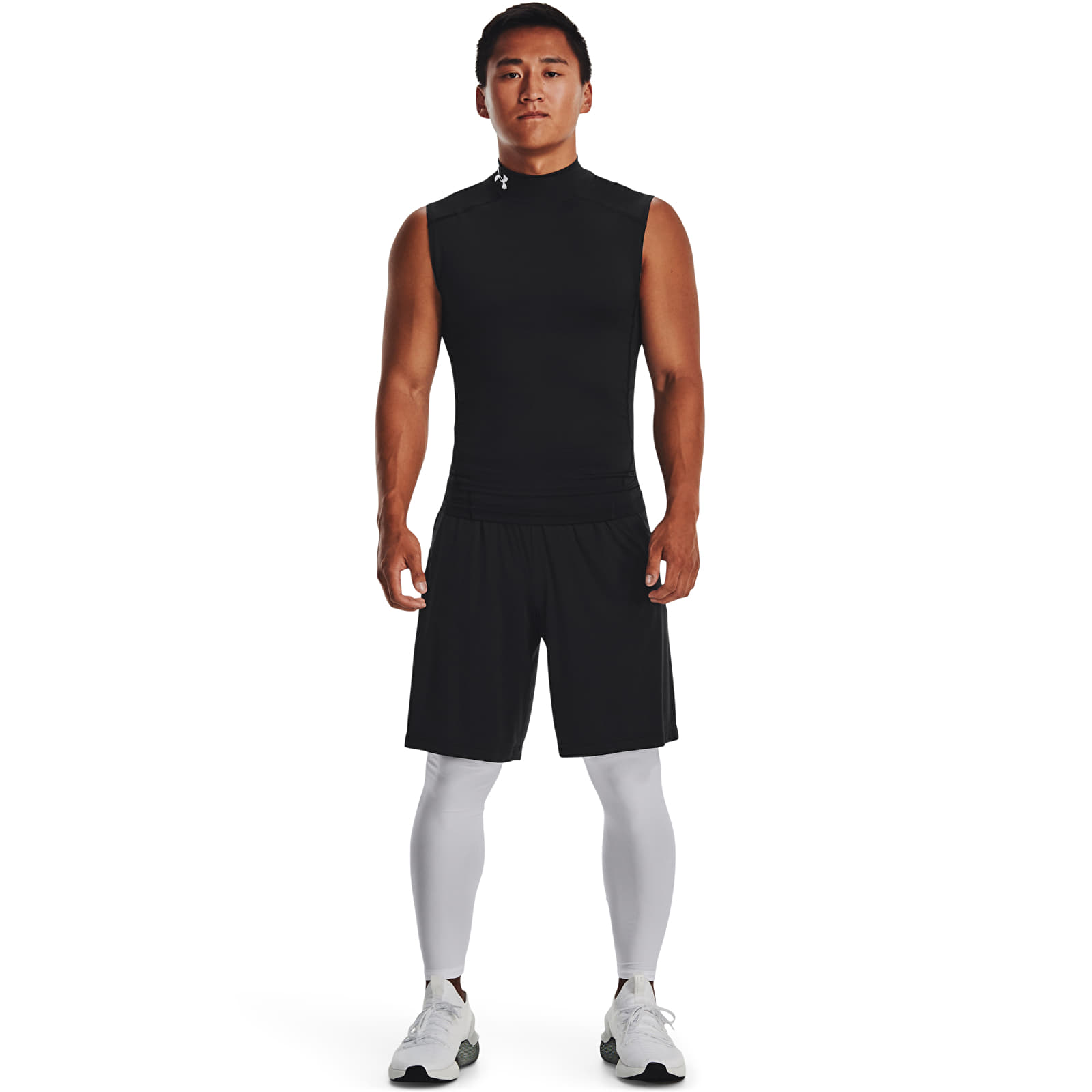 Men's tank tops Under Armour Hg Armour Comp Mock Sl Black