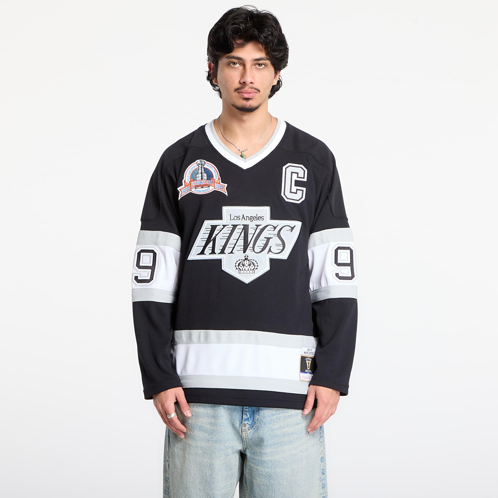 Джърси Mitchell & Ness NHL Dark Jersey Kings 1992 Wayne Gretzky Los Angeles Kings Black L
