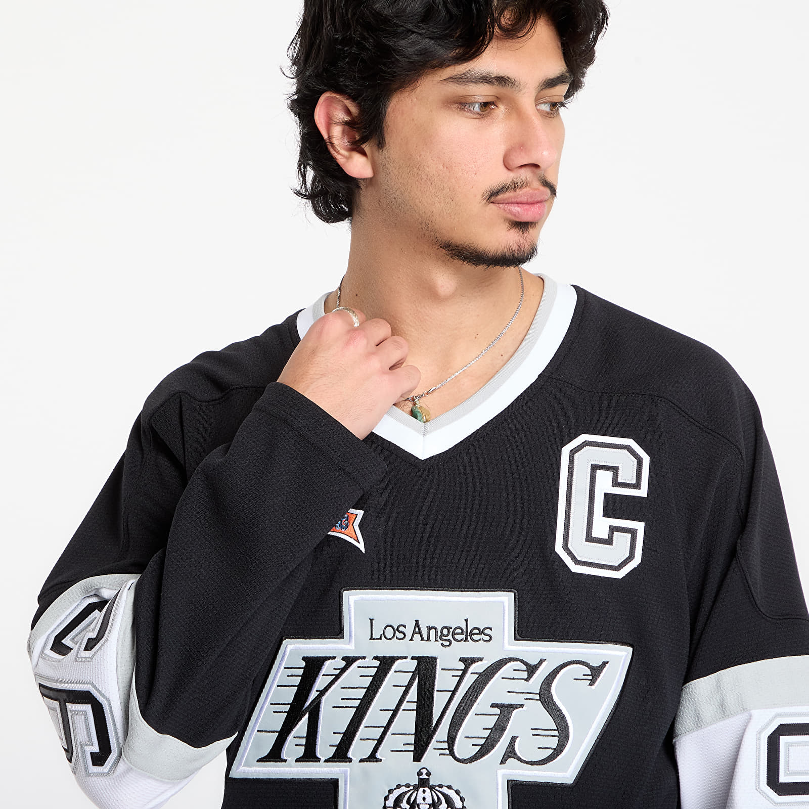Men's jerseys Mitchell & Ness NHL Dark Jersey Kings 1992 Wayne Gretzky Los Angeles Kings Black