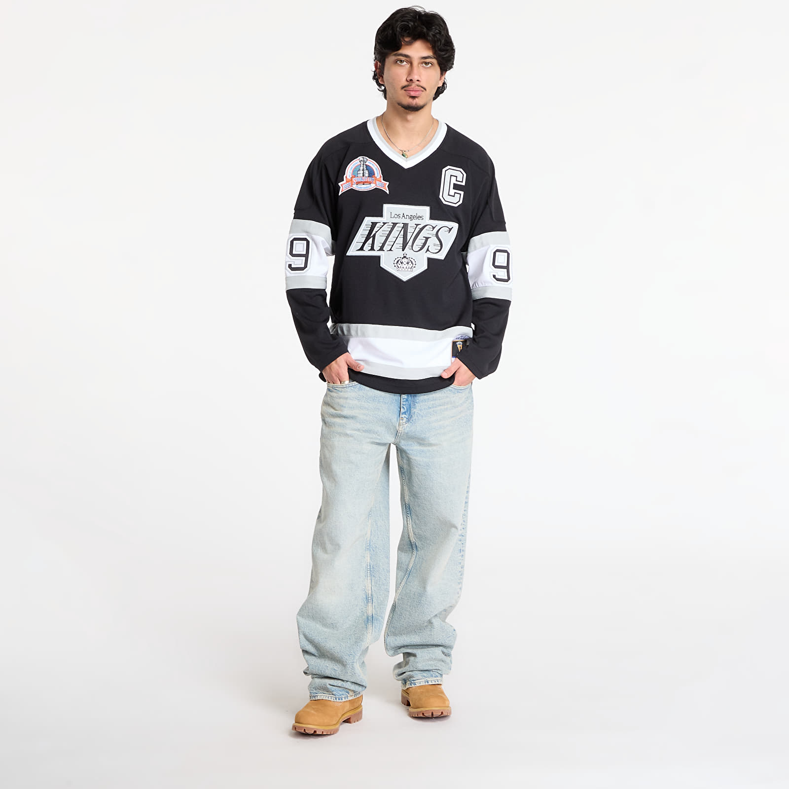 Men's jerseys Mitchell & Ness NHL Dark Jersey Kings 1992 Wayne Gretzky Los Angeles Kings Black