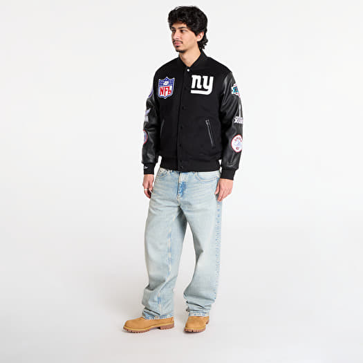 ミッチェルアンドネス 2XL NFL ニューヨークジャイアンツバレス【4541】 Mitchell & Ness NFL Blackout Collection Varsity Jacket New York