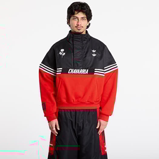 Суитшърт adidas x Willy Chavarria Gomez Halfzi Black/ Red