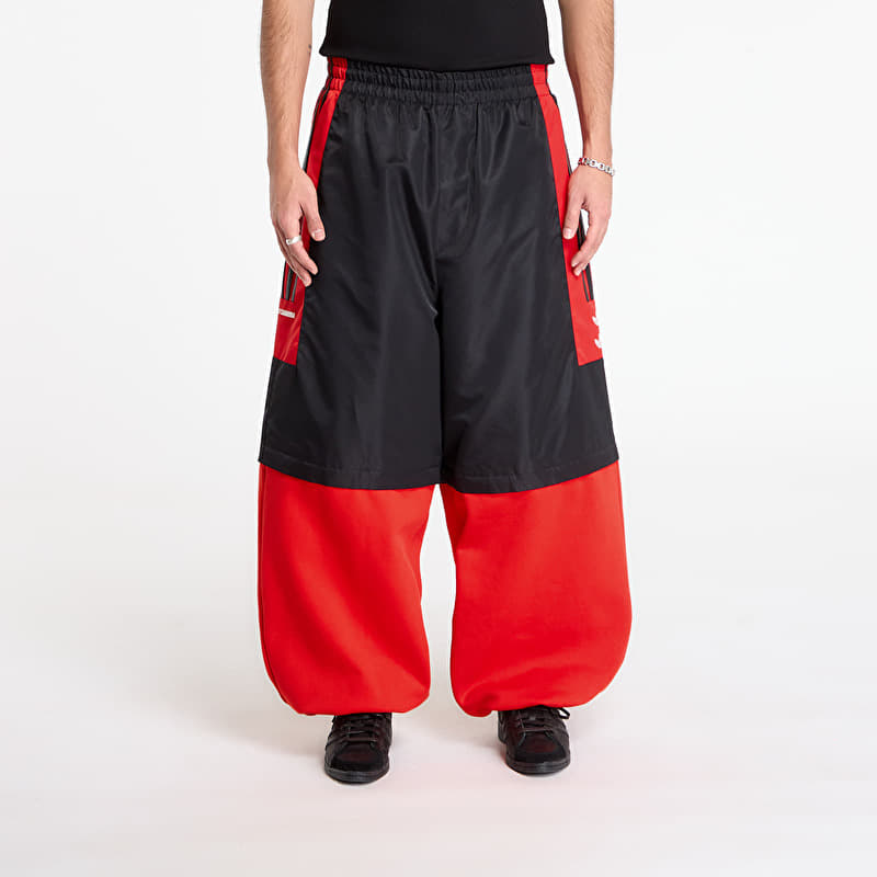 Tepláky adidas x Willy Chavarria Fleece Zip Off Pant Black/ Red