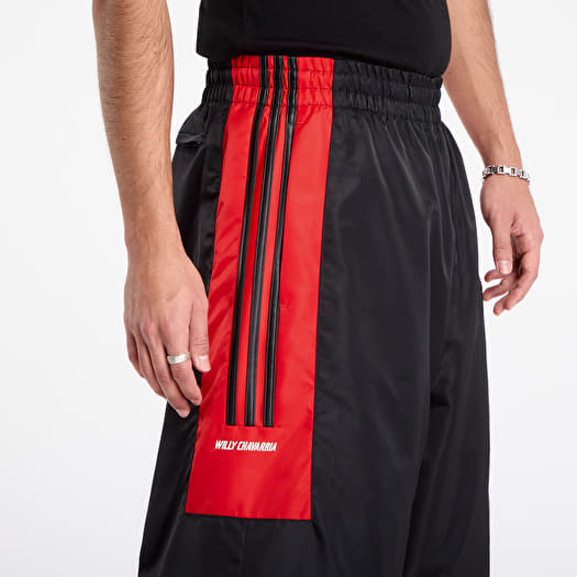 adidas x Willy Chavarria Fleece Zip Off Pant Black/ Red | Footshop