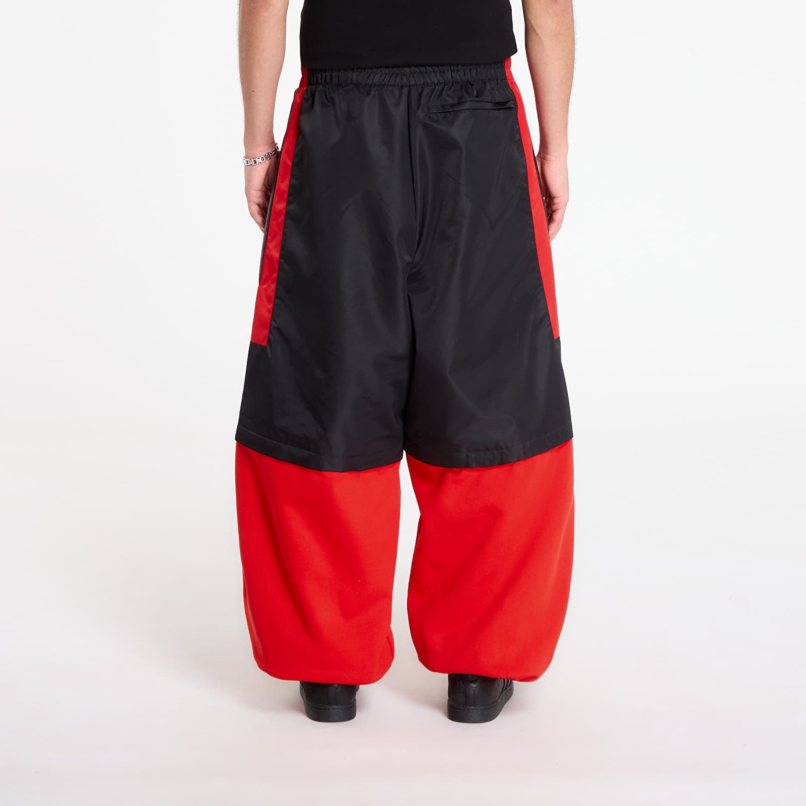 Hlače adidas x Willy Chavarria Fleece Track Pants Black/ Red