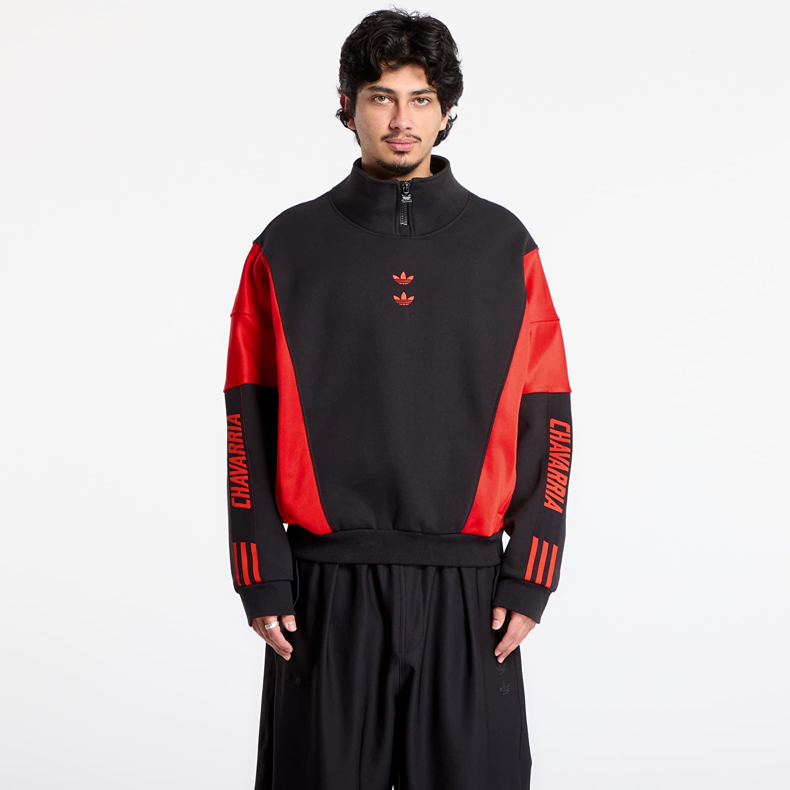 Puloverji adidas x Willy Chavarria Watsonville Track Top Black/ Red
