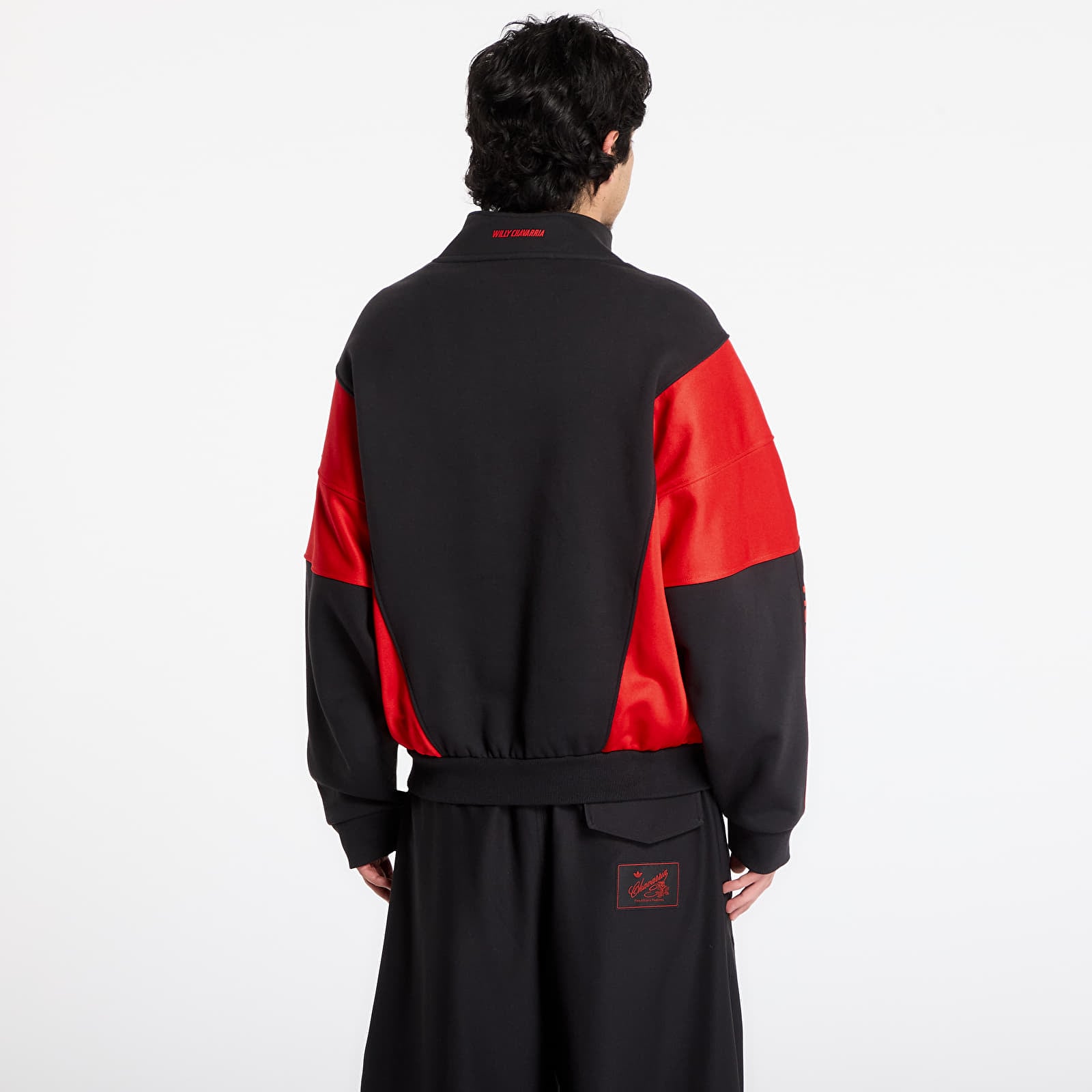 Puloverji adidas x Willy Chavarria Watsonville Track Top Black/ Red