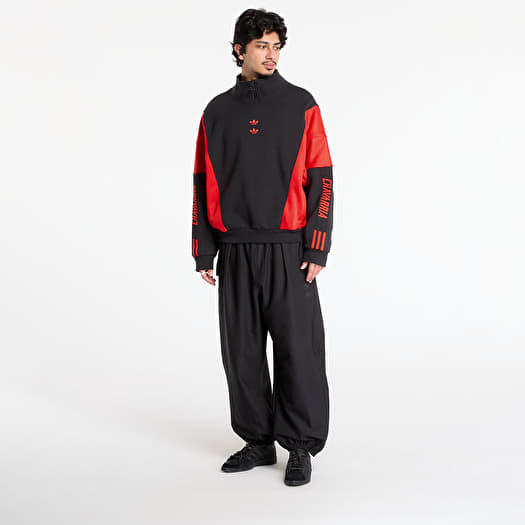 adidas x Willy Chavarria Watsonville Mockneck Jumper Black/ Red