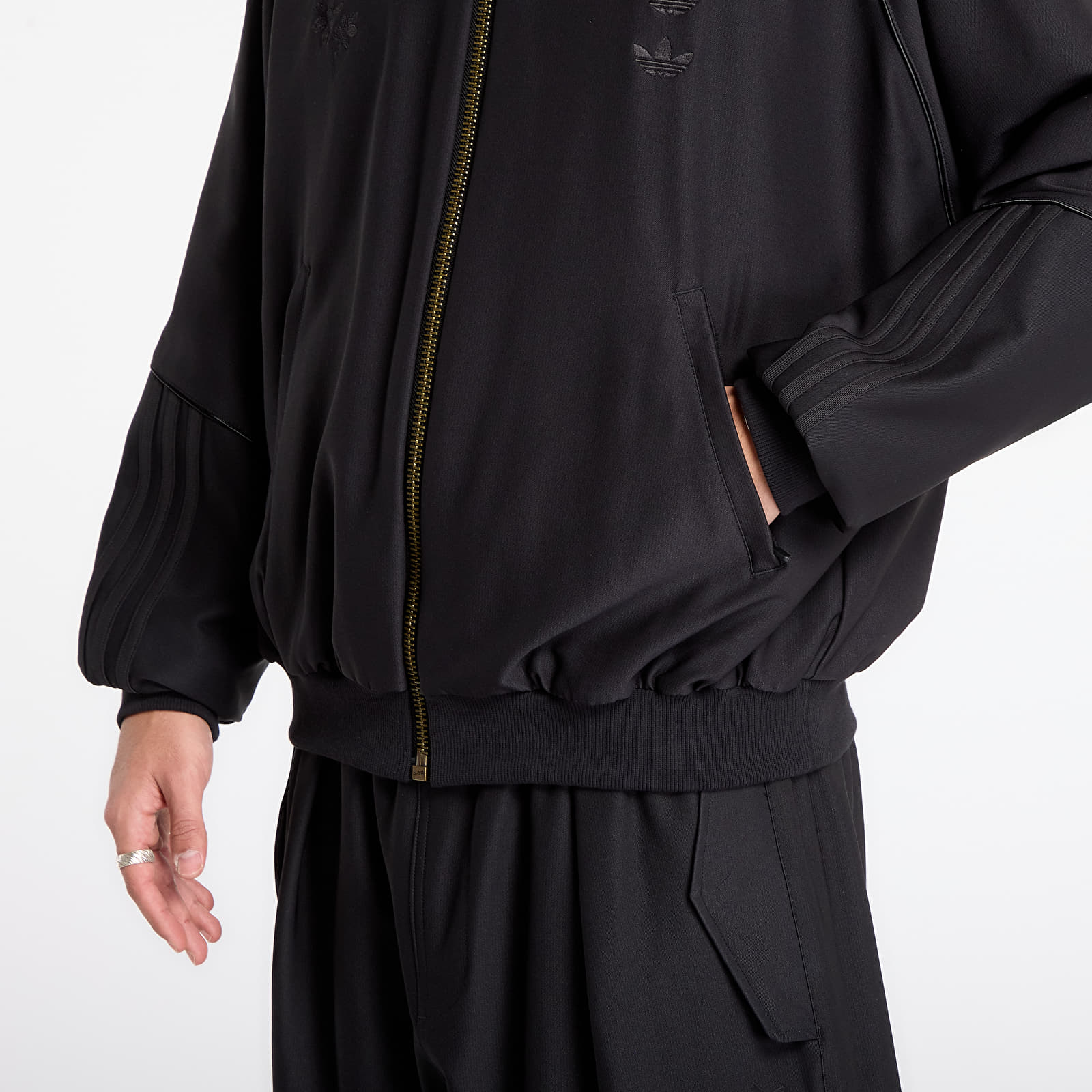 Puloverji adidas x Willy Chavarria Twill Track Jacket Black