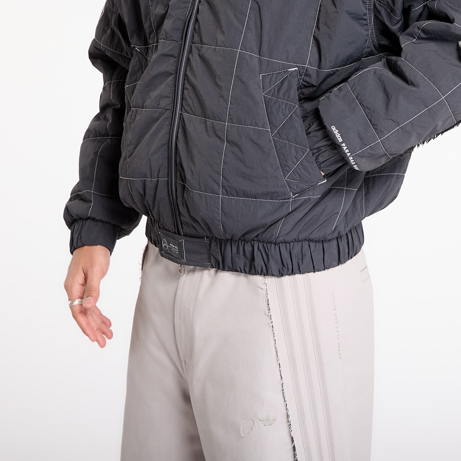 Men's jackets adidas Bad Bunny X Mercedes - Amg Petronas Formula One Team Jacket Dgh Solid Grey