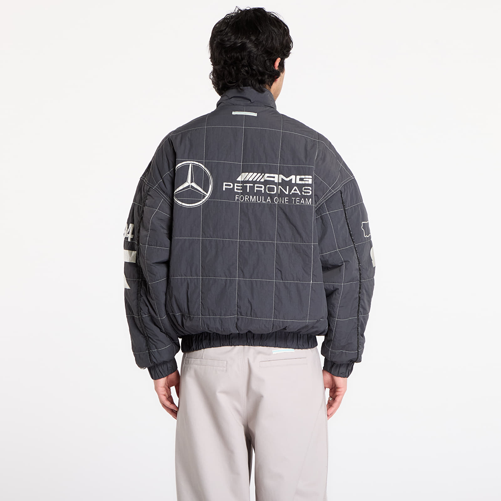 Men's jackets adidas Bad Bunny X Mercedes - Amg Petronas Formula One Team Jacket Dgh Solid Grey