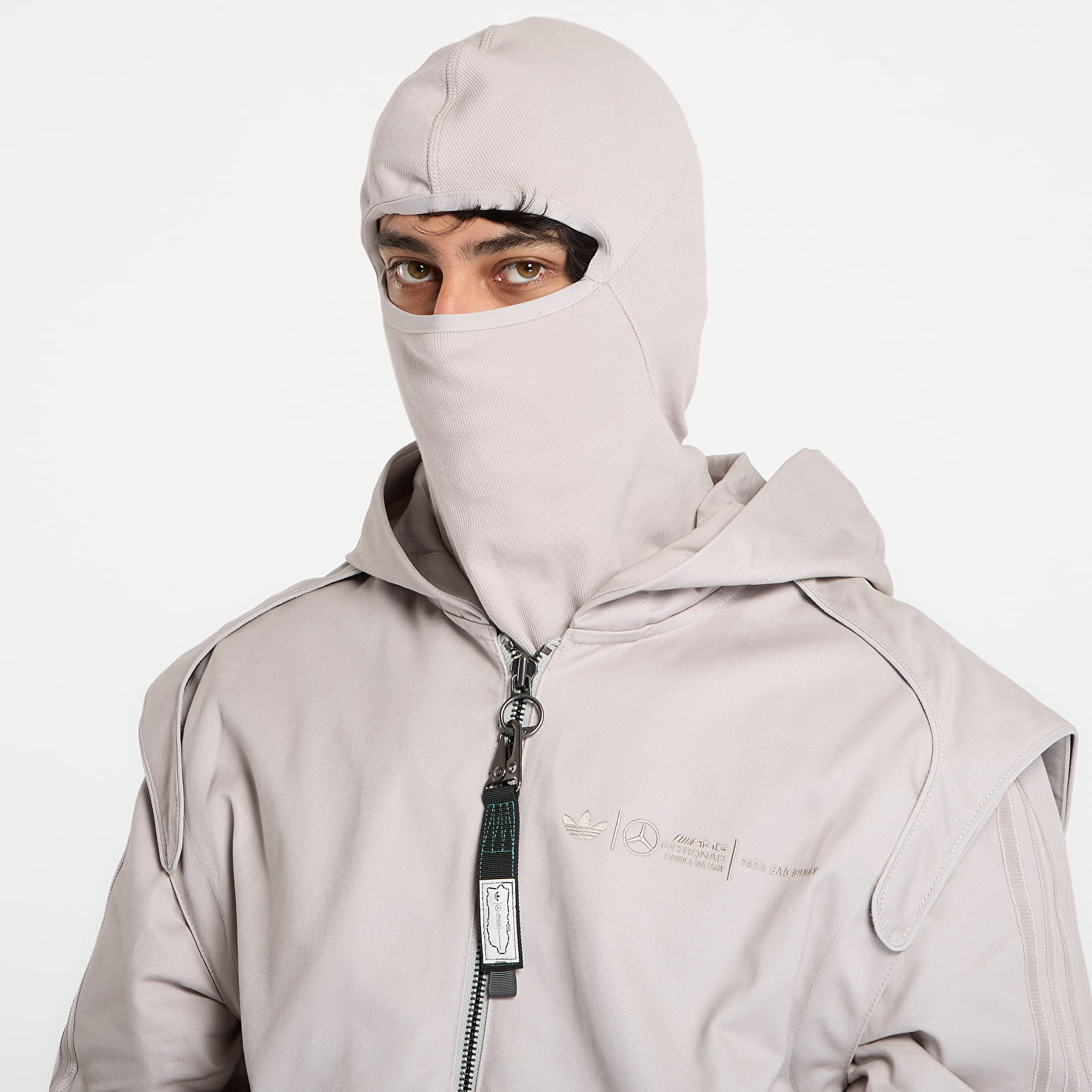 Jakne  adidas x Bad Bunny x Mercedes - AMG Petronas Formula One Team Racing Zip Up Jacket UNISEX Clear Granite