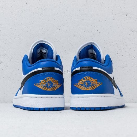 Herenschoenen Air Jordan 1 Low Hyper Royal Orange Peel White Footshop