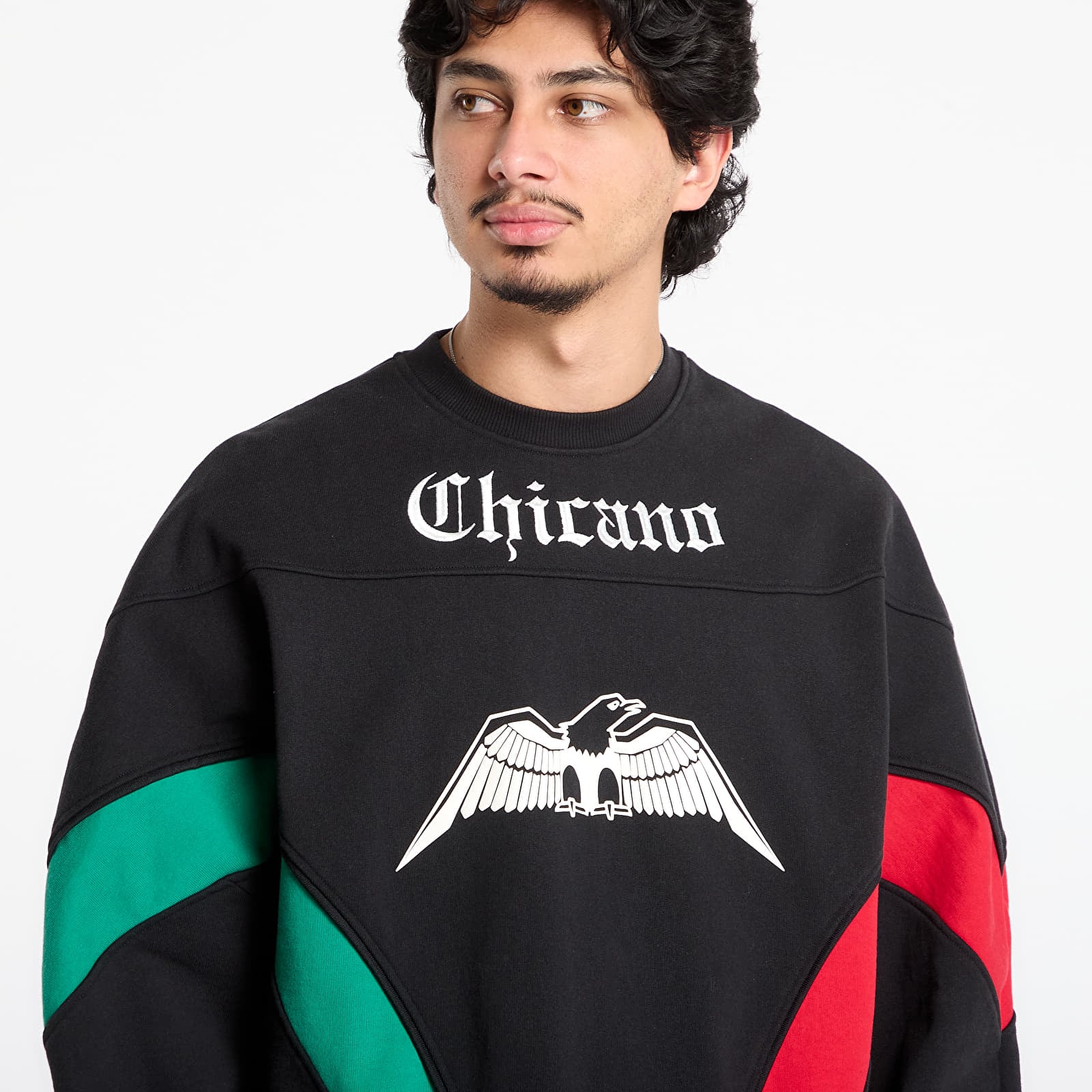 Mikinas ar kapuci un sporta krekli adidas x Willy Chavarria Bball Crewneck Black