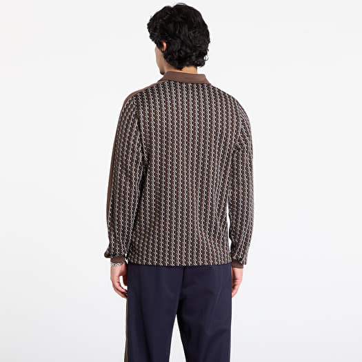 T-shirts Puma x JJJJOUND T7 Longsleeve Polo Chocolate (63553852