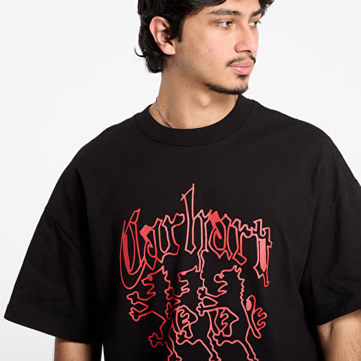 Men's T-shirts Carhartt WIP S/S Hackwork T-Shirt UNISEX Black