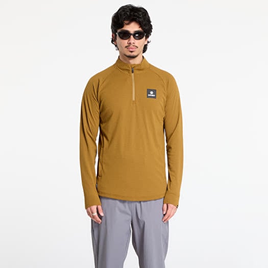 Sweatshirt SAYSKY Blaze Half Zip Light Fleece Camel
