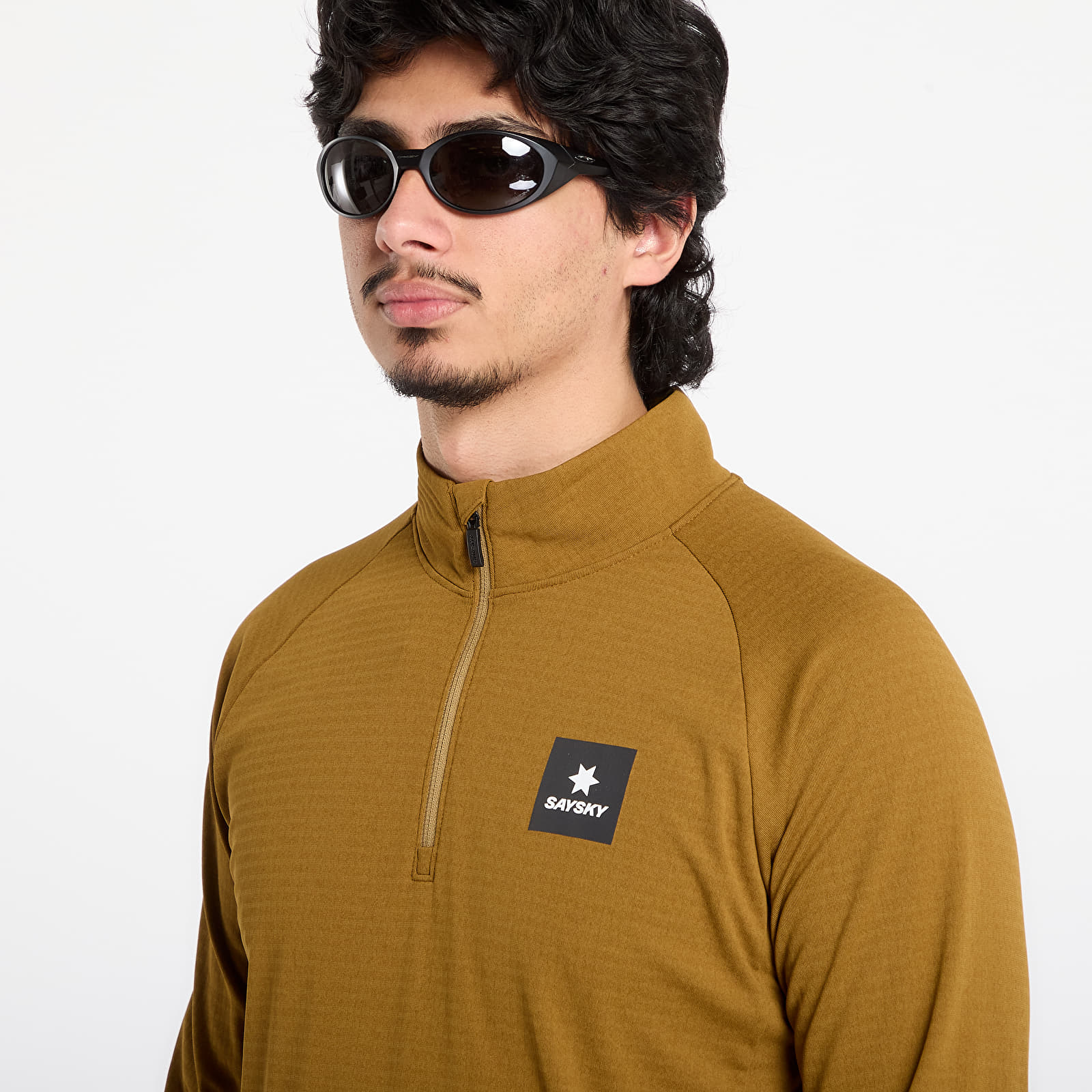 Hettegensere og sweatshirts SAYSKY Blaze Half Zip Light Fleece Camel