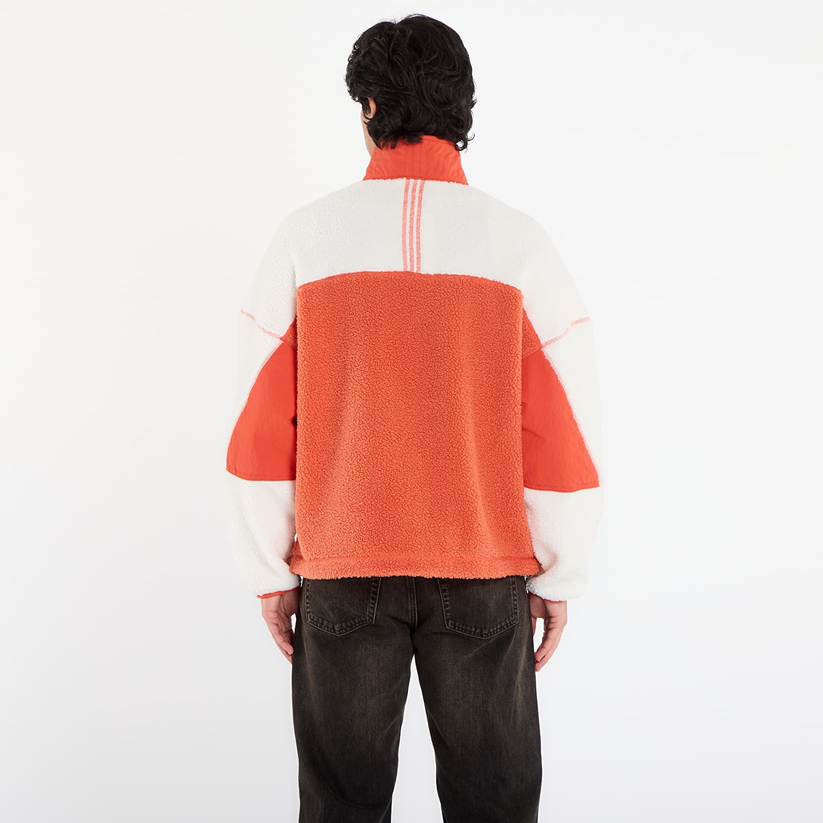 Куртки adidas LA Originals Adams Blvd Fleece Jacket UNISEX Off White/ Black