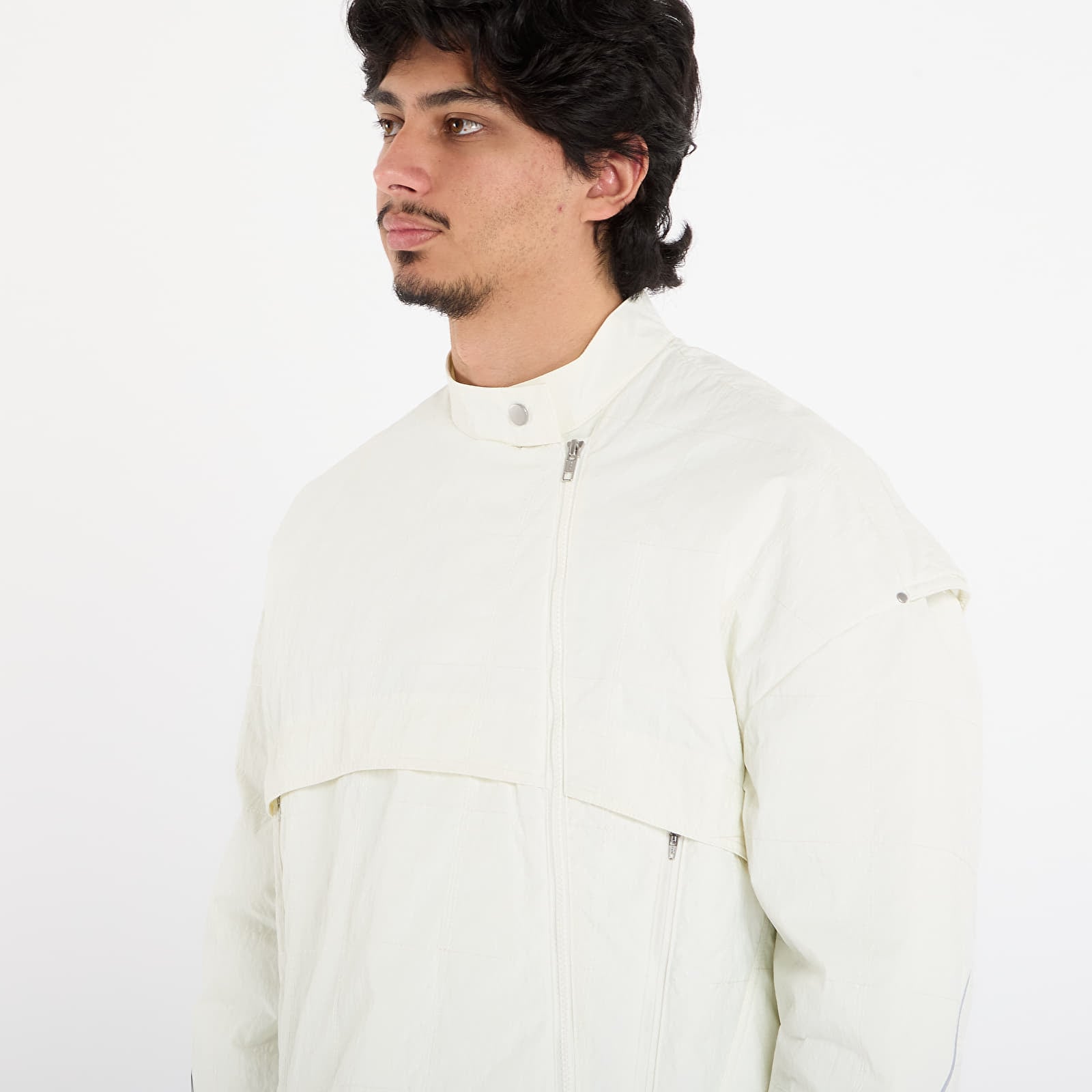 Jakker adidas Motor Ave Racer Jacket UNISEX  Off White/ Black