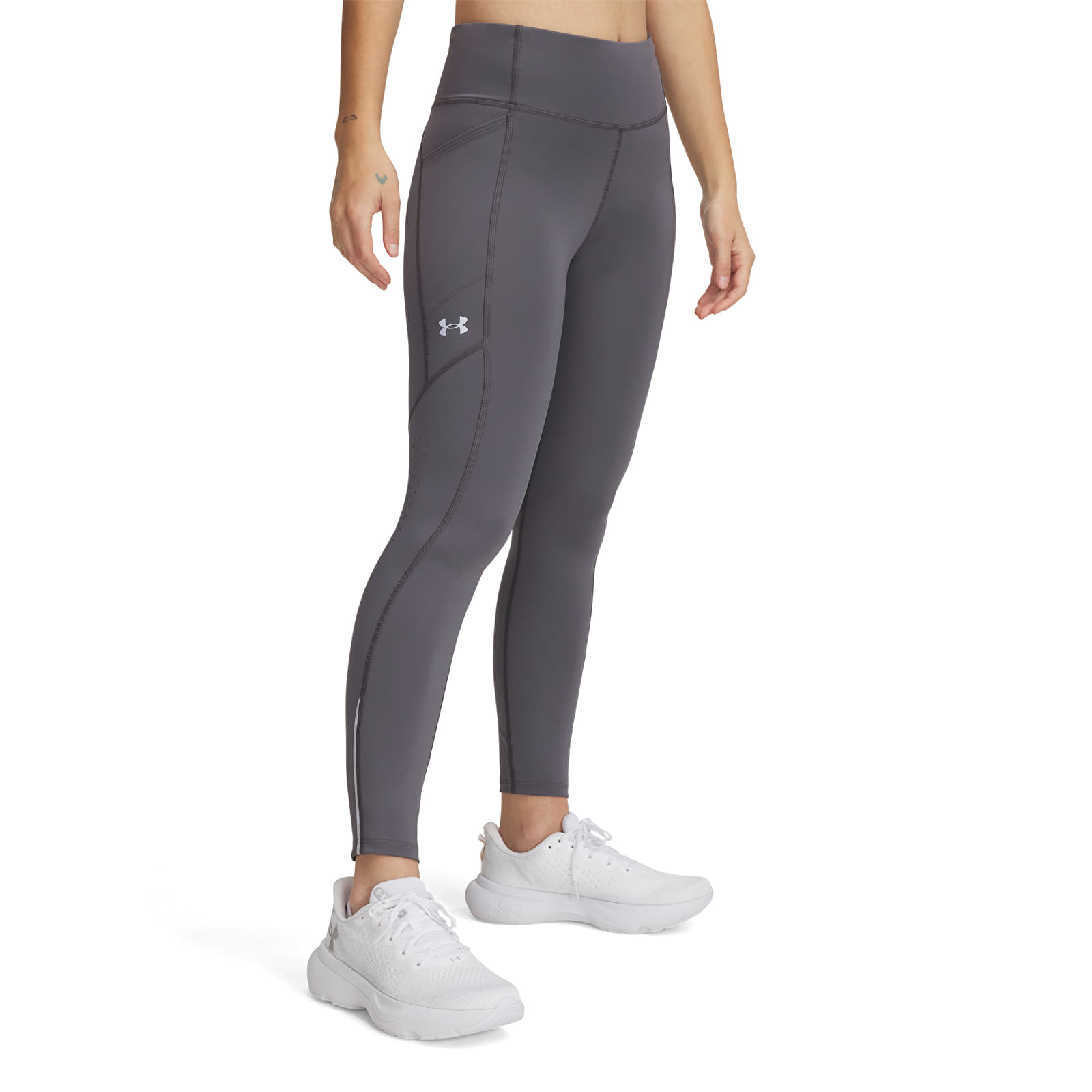 Retuusid naistele Under Armour Launch Ankle Tights Gray