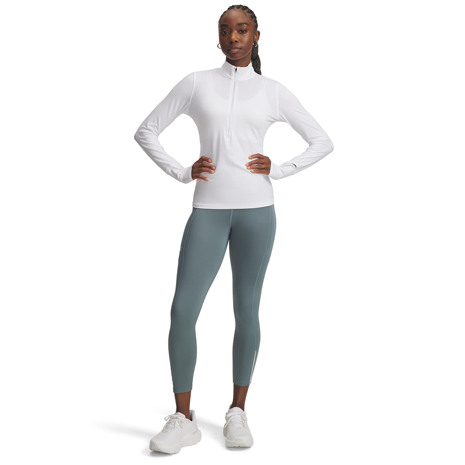Retuusid naistele Under Armour Launch Ankle Tights Blue