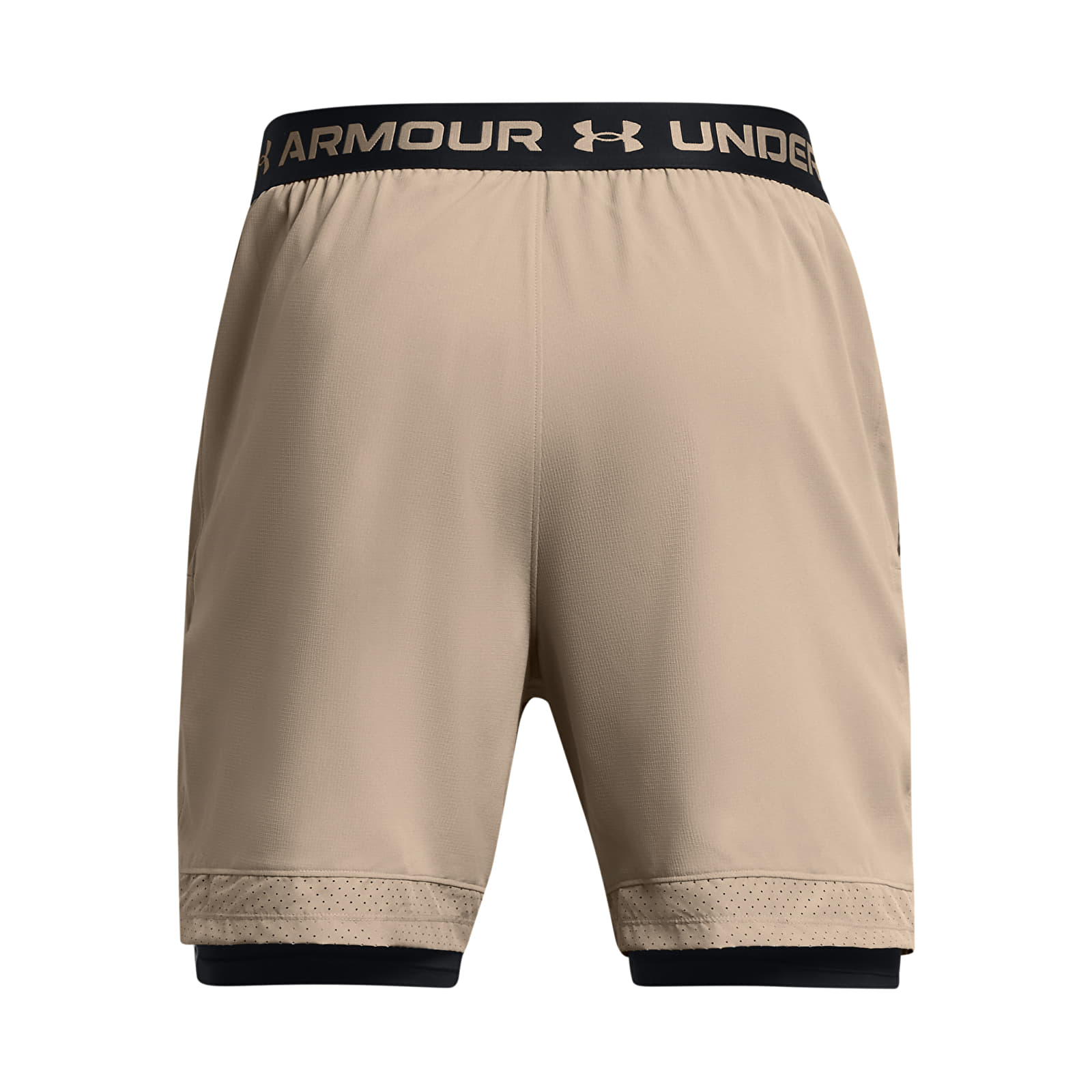 Мъжки къси панталони Under Armour Vanish Woven 2In1 Sts Brown