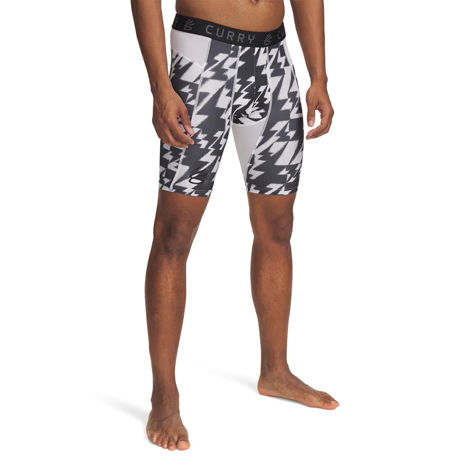 Men's shorts Under Armour Curry Hg Prtd Shorts White