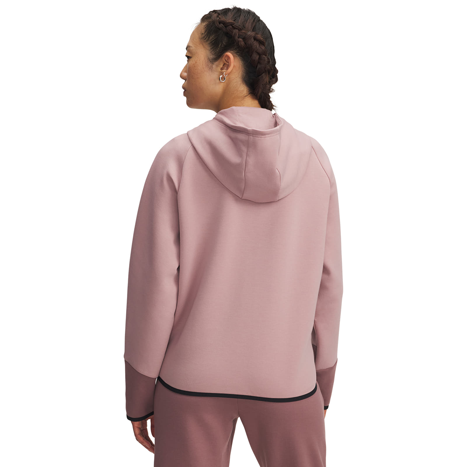 Women's hoodies Under Armour Unstoppable Fleece Fz Pink
