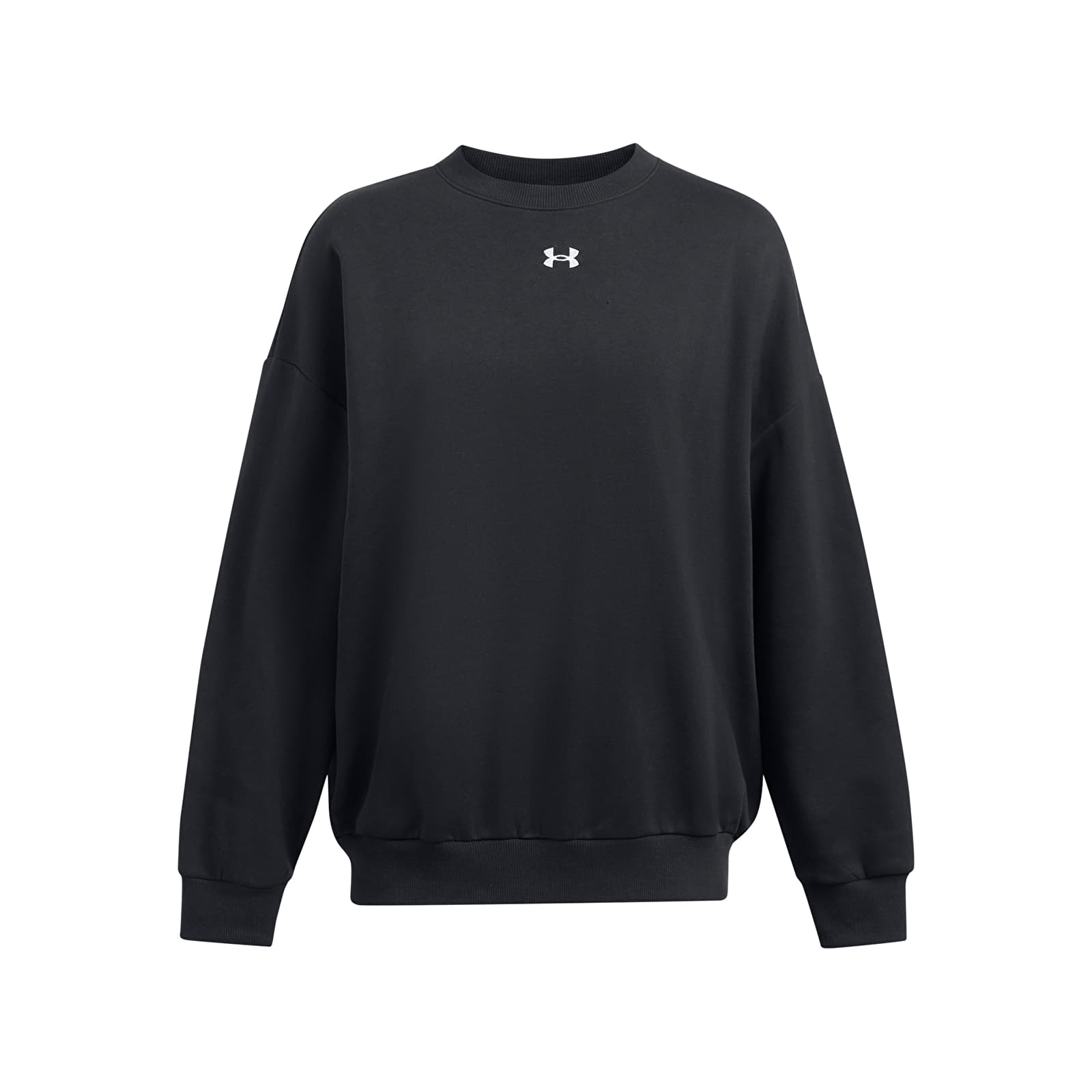 Hoodies für Frauen Under Armour Rival Fleece Os Crew Black