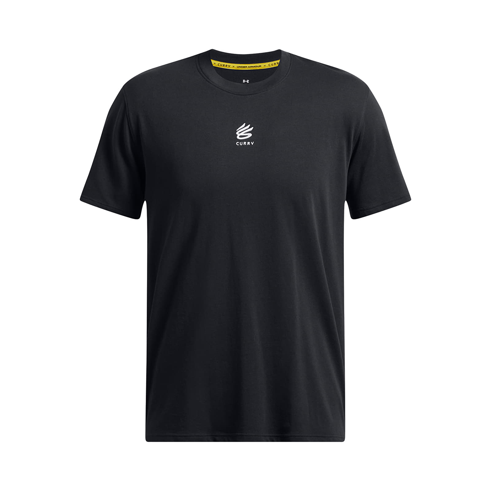 Pánske tričká Under Armour Curry Hvyweight Logo Tee Black