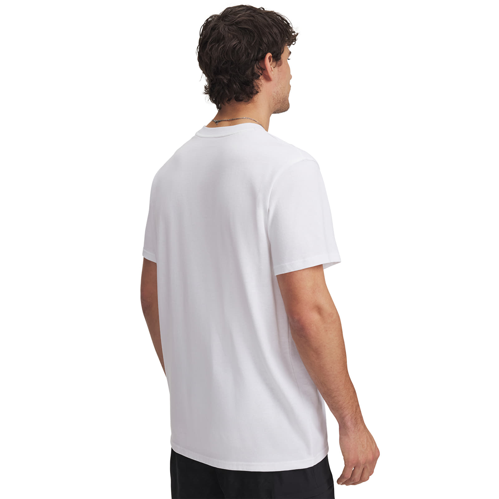 Pánská trička Under Armour Curry Hvyweight Logo Tee White