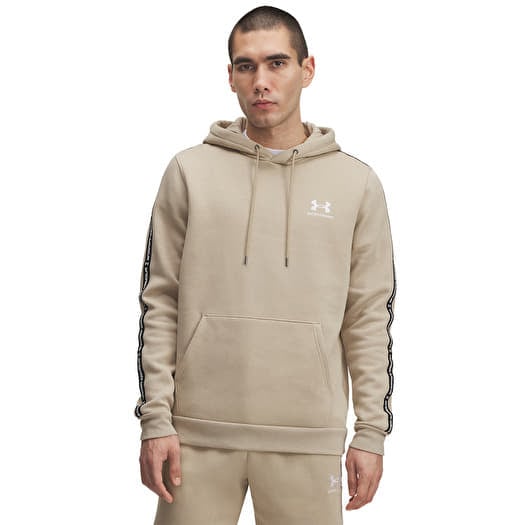 Sweatshirt Under Armour Icon Fleece Hoodie Taping Brown