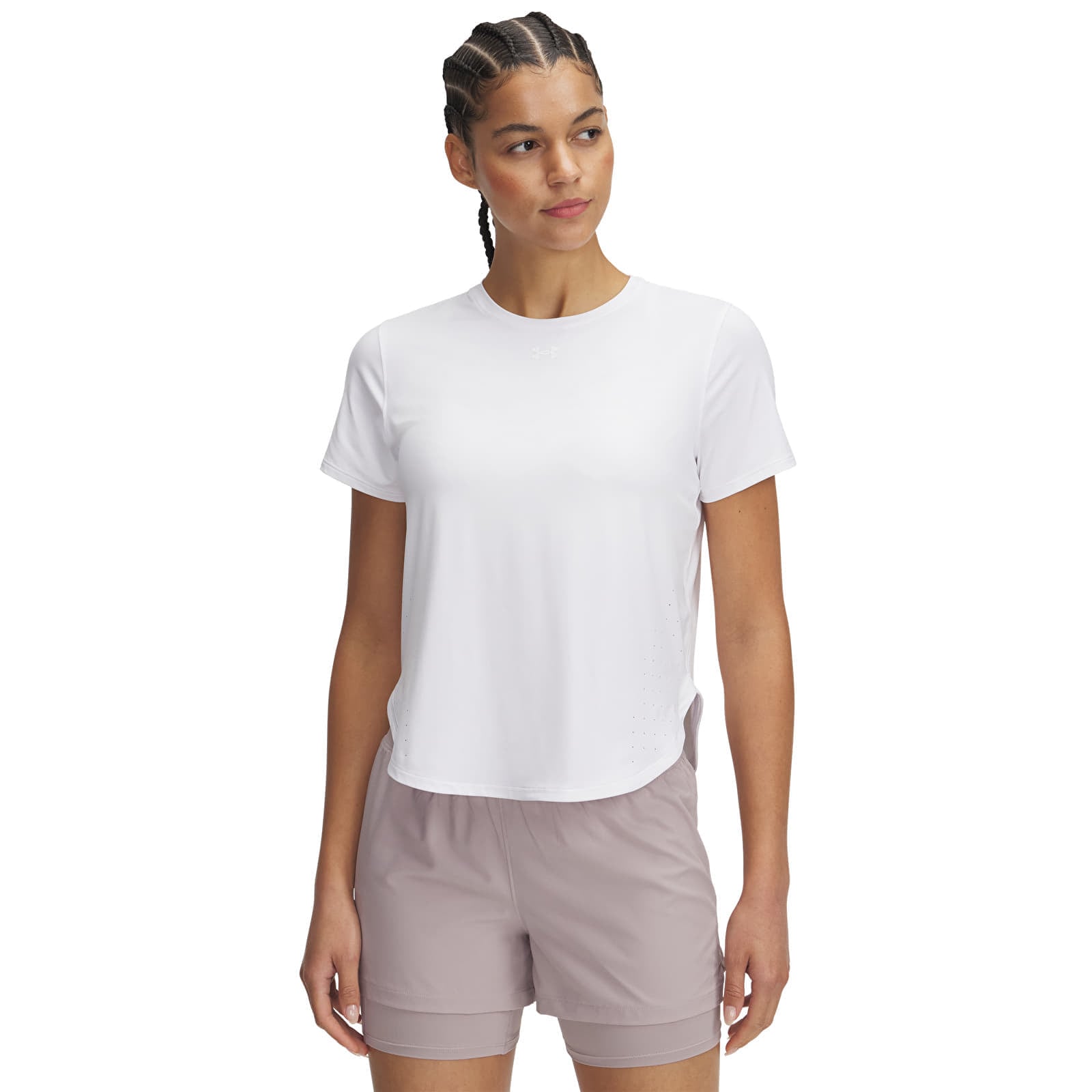 Tricou Under Armour Launch Elite Shortsleeve White M